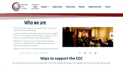 Desktop Screenshot of creativecitycentre.ca